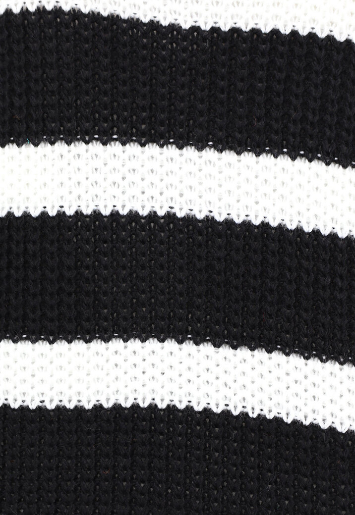 Oversized Spencer met Zwart/Wit Strepen