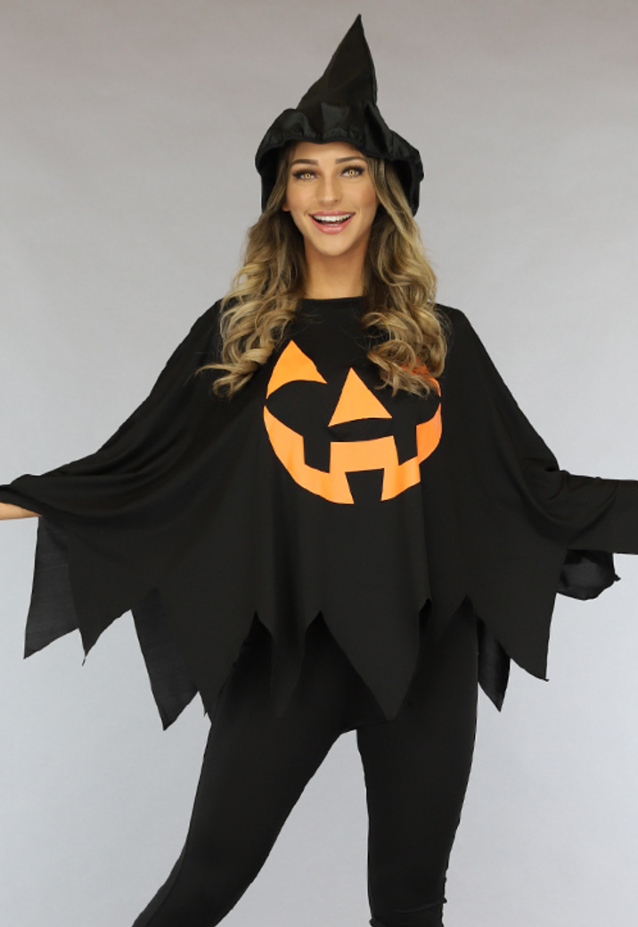 Zwart Pompoen Kostuum