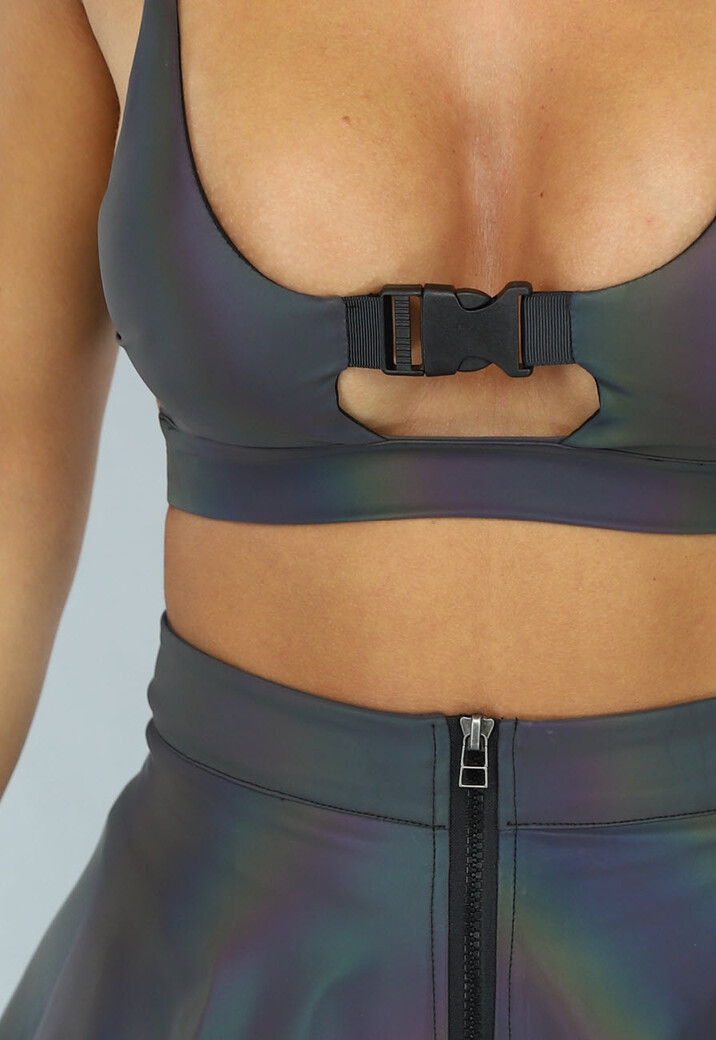 Reflecterende Driedelige Set met Rokje