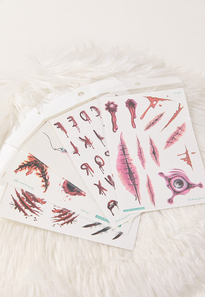 Horror Tijdelijke Tattoo