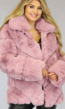 Fluffy Oudroze Faux Fur Jas