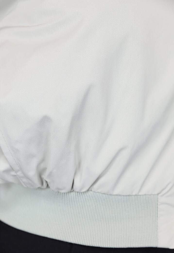 Salie Groene Cropped Bomber Jacket