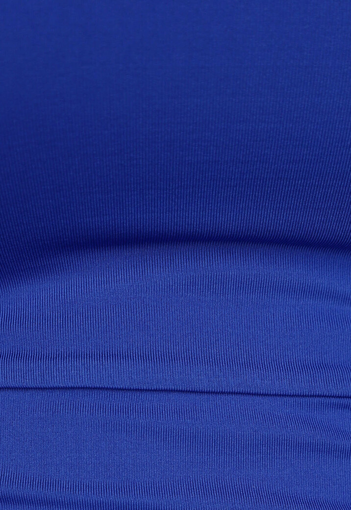 Donkerblauwe Bodysuit met Open Zij