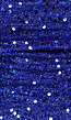 Blauwe Glitter Avondjurk met Gedrapeerde Hals