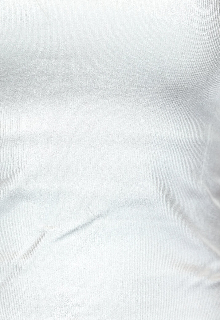 Metallic Zilveren Strapless Top met Sweetheart Halslijn