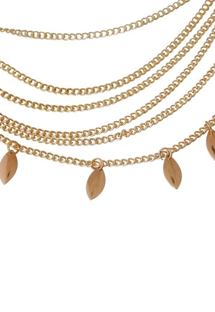 Gouden Layered Heupriem met Bedeltjes