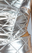 Metallic Zilveren Two Piece met Overslag Skort