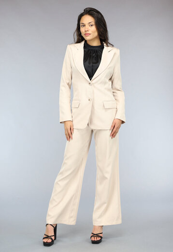 OP=OP.14.AV Blazer met Wide Leg Pantalon Set