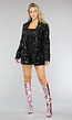 Zwarte Blazer met Pailletten