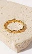 Stainless Gouden Twist Ring