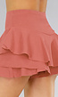 Oudroze Ruffle Skort
