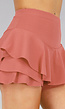 Oudroze Ruffle Skort