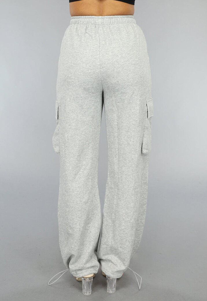 Grijze Utility Jogger met Zakken