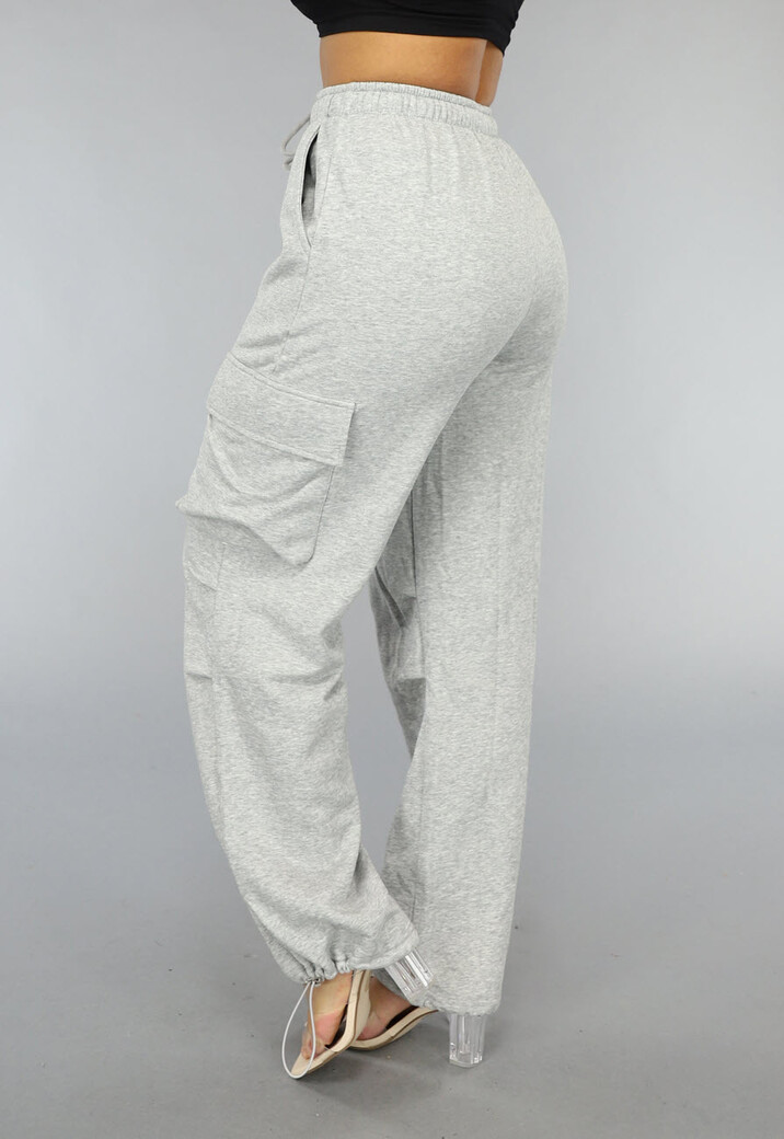 Grijze Utility Jogger met Zakken