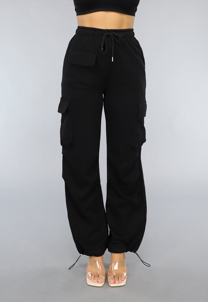 Zwarte Cargo Jogger met Zakken