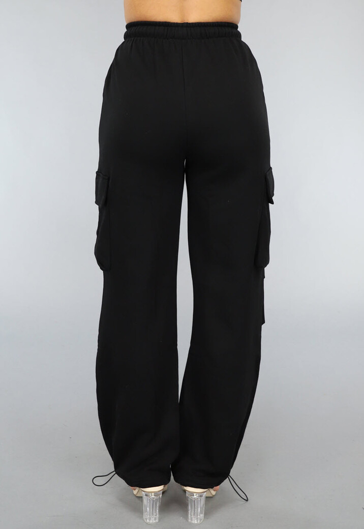 Zwarte Cargo Jogger met Zakken