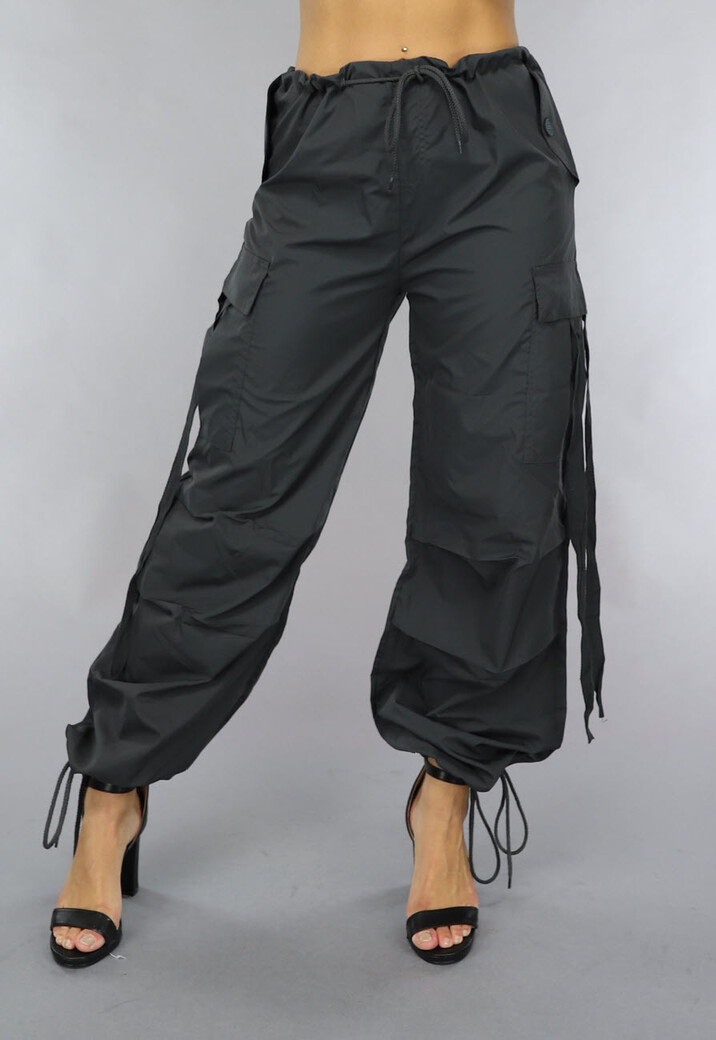 Parachute Cargo Broek in Donkergrijs