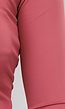 Oudroze Longsleeve Top met Vierkante Hals