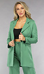 Classy Halflange Blazer in Sage Groen