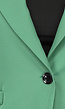 Classy Halflange Blazer in Sage Groen