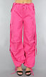 Roze Parachute Utility Broek