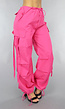 Roze Parachute Utility Broek