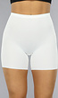 Witte Corrigerende Naadloze Biker Short met Hoge Taille