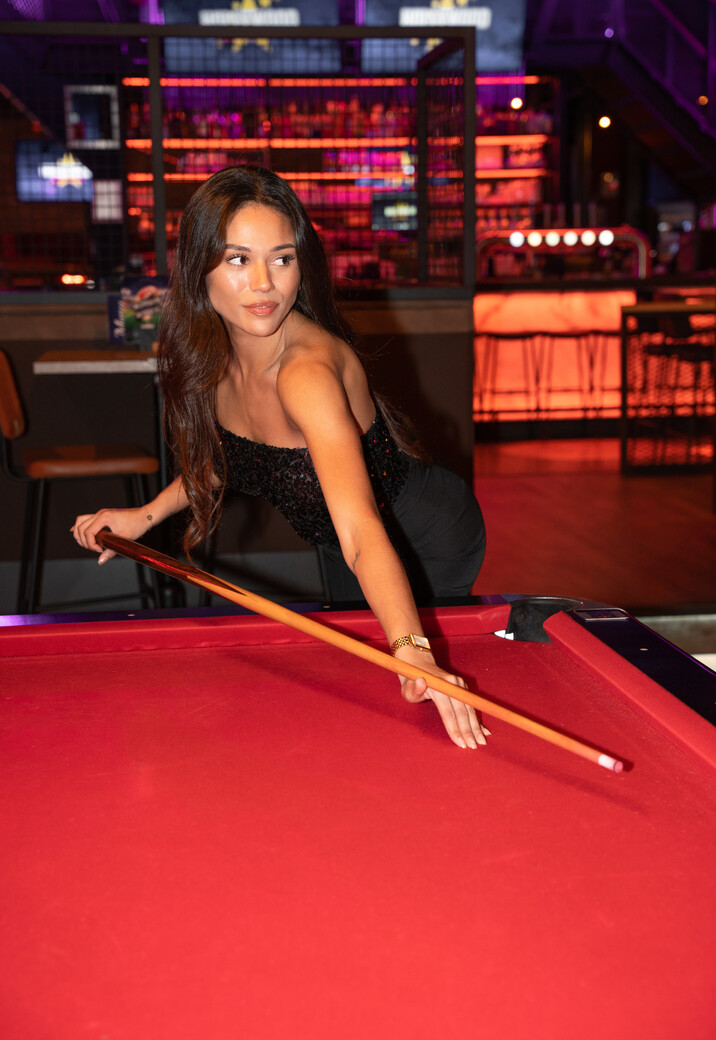 Zwarte Strapless Crop Top met Pailletten