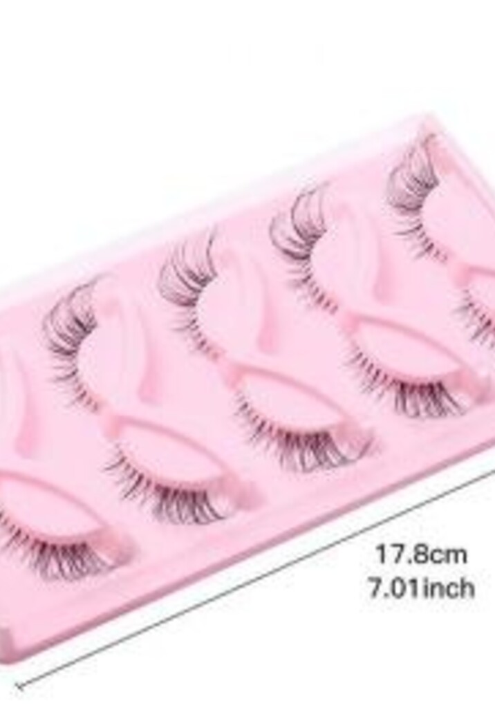 Cat Eye met Wispie Look Plak Wimpers Set van 5