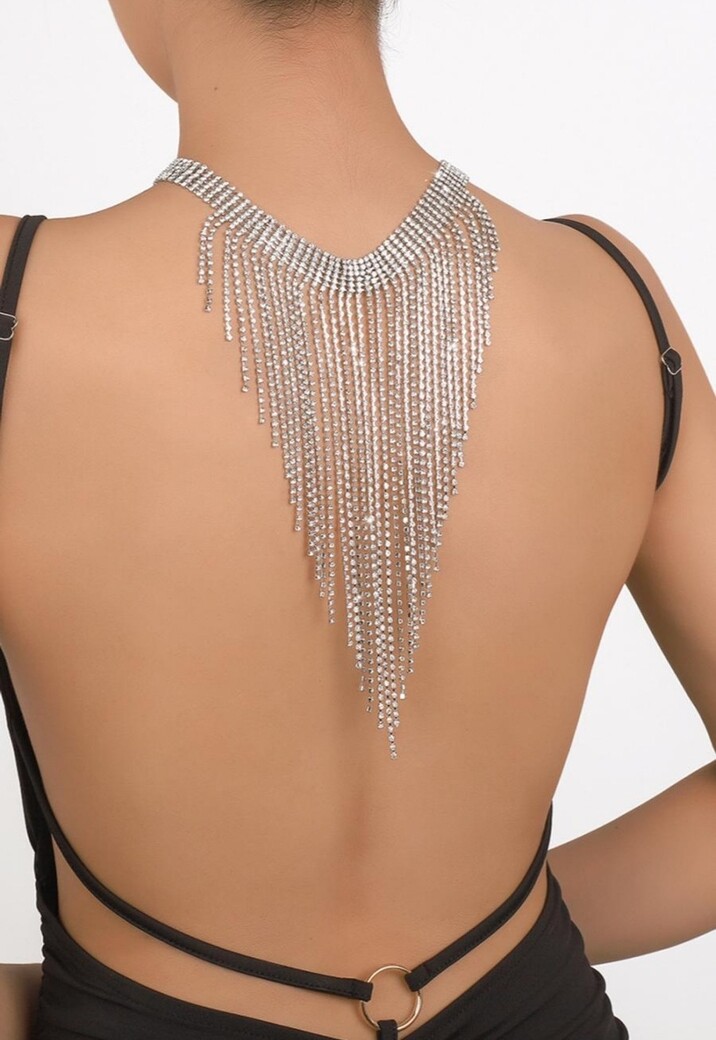 Zilveren Waterval Ketting