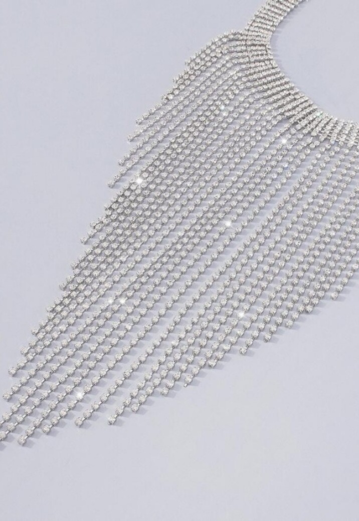 Zilveren Waterval Ketting