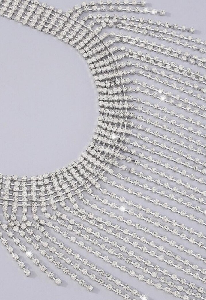 Zilveren Waterval Ketting