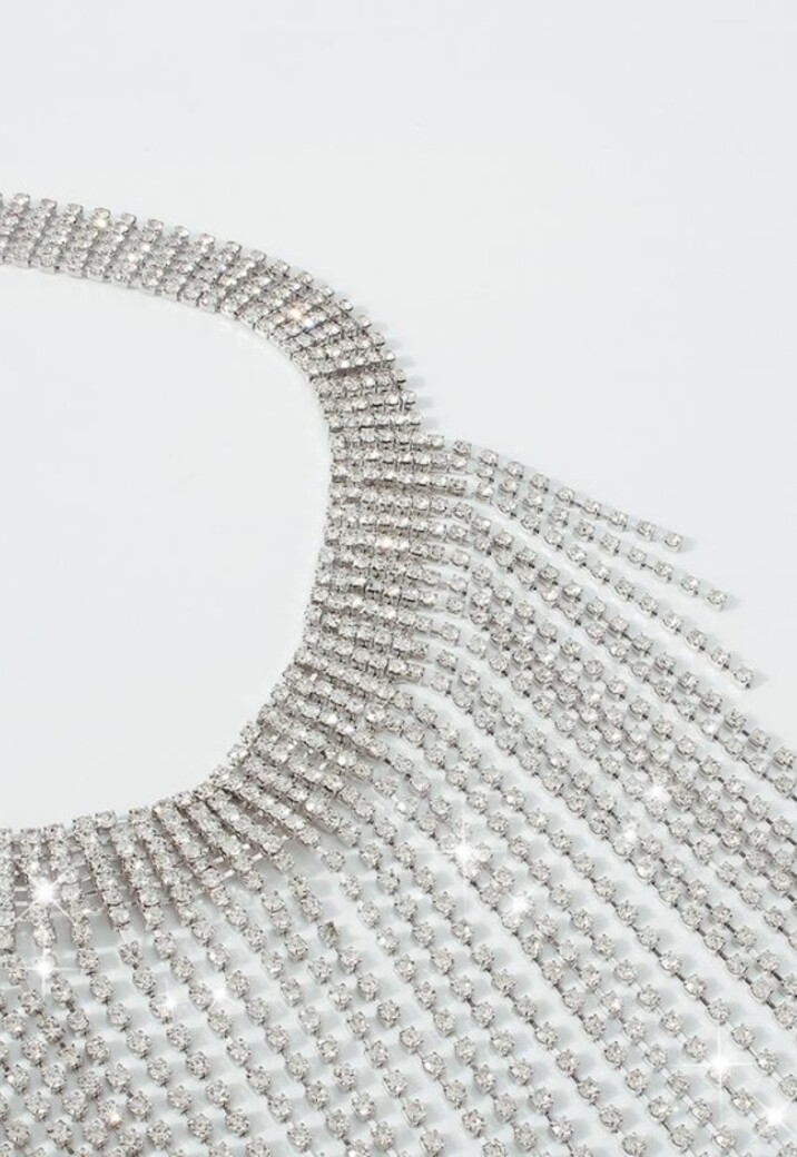 Zilveren Waterval Ketting