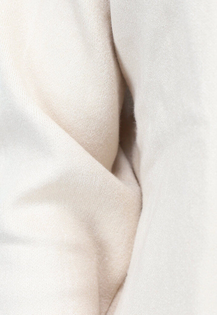 Zachte Beige Lounge Set met Overslag