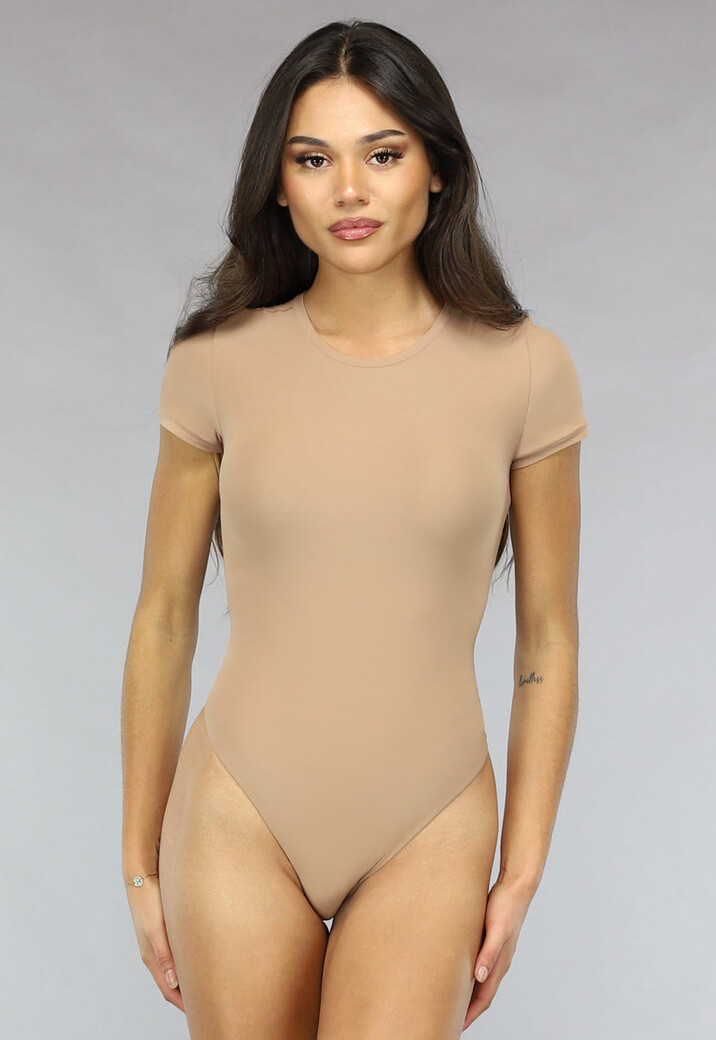 Camel Stretch Body met Korte Mouwen