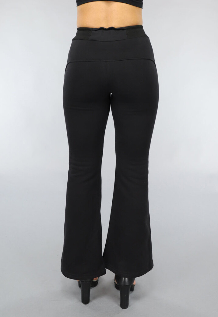 Zwarte Jogger met Flair Model