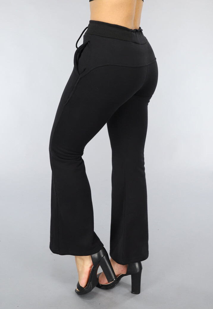 Zwarte Jogger met Flair Model