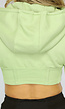 Cropped Korset Look Vestje In Groen