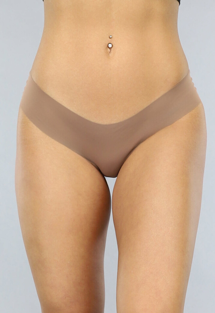 Naadloze Taupe Onderbroek