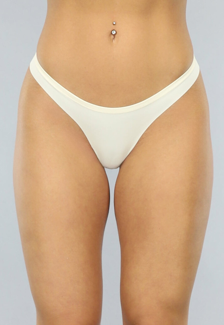 Naadloze Beige Brazilian String