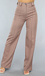 Straight Leg Pantalon in Taupe