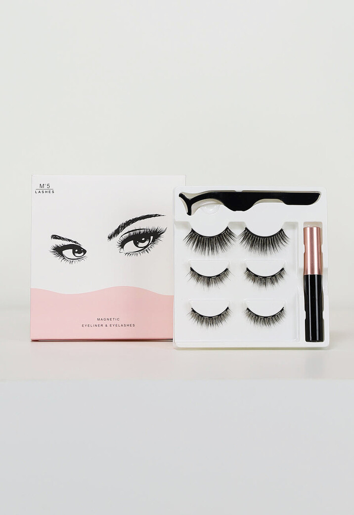 Set van 3 Magnetic Doll Eye Lashes met Variërende Lengte