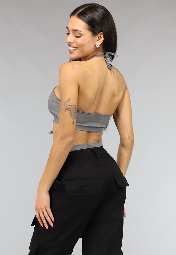 Reflecterende Two Piece met Cut Outs en Voorgevormde Cups