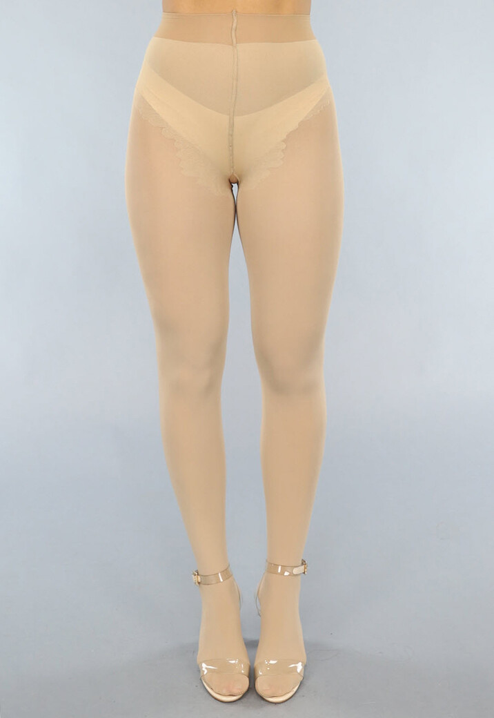 Klassieke Nude 30 Denier Panty met Corrigerende Taille