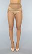Glanzende Bruine 15 Denier Panty met Corrigerende Taille
