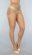 Glanzende Bruine 15 Denier Panty met Corrigerende Taille