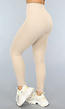 Beige Ribstof Hardlooplegging