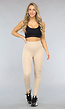Beige Ribstof Hardlooplegging