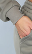 Fleece Joggingpak in Taupe
