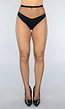 Zwarte Basic Panty met Medium Fishnet